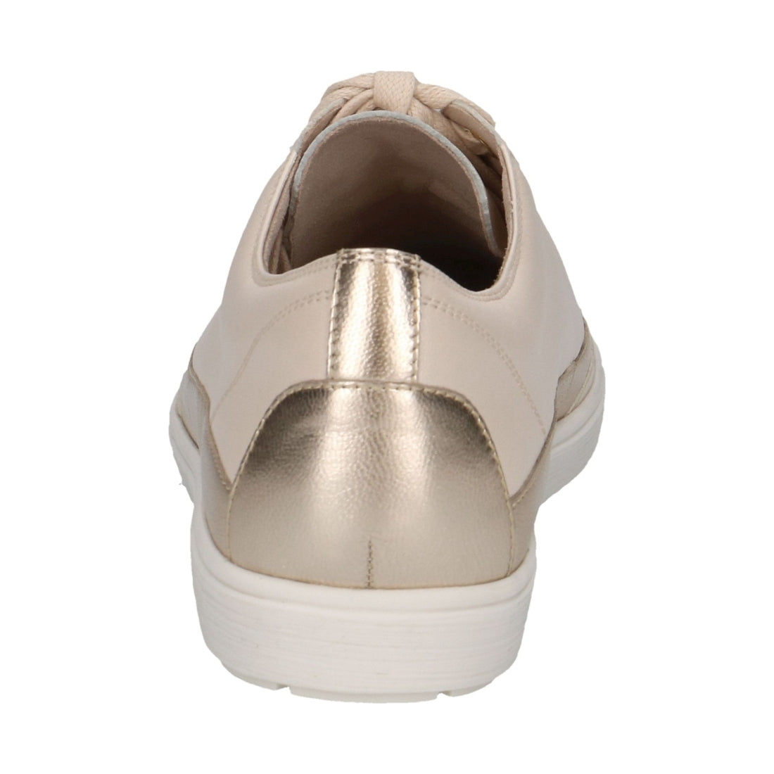 Caprice womens cream comb leisure trainers | Vilbury London