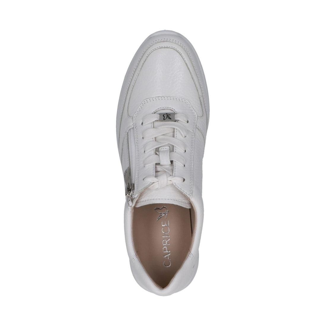 Caprice womens white deer leisure trainers | Vilbury London