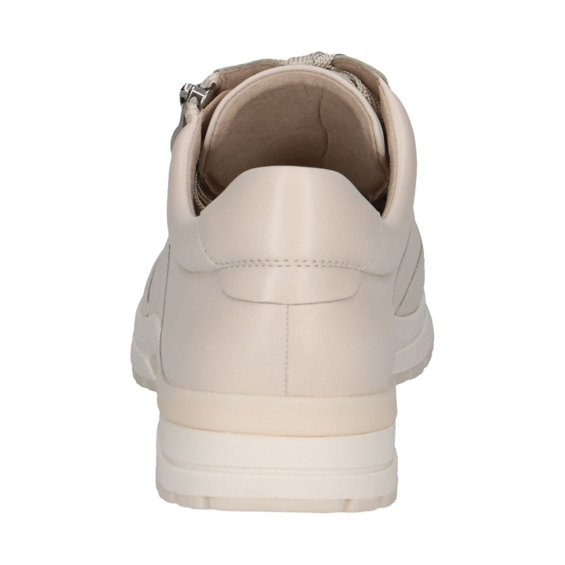 Caprice womens offwhite soft leisure trainers | Vilbury London