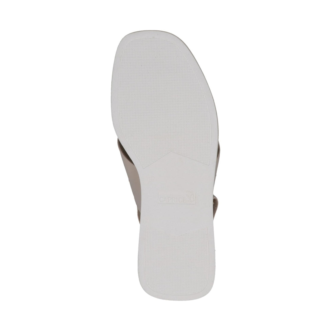 Caprice womens cream perlato casual open sandals | Vilbury London