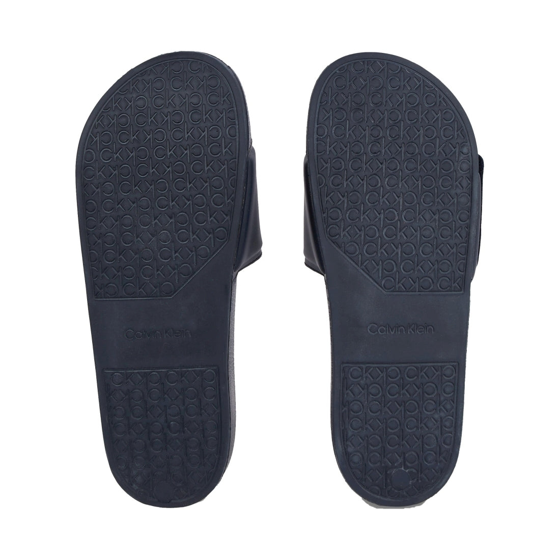 Calvin Klein mens navy casual open pool slide | Vilbury London