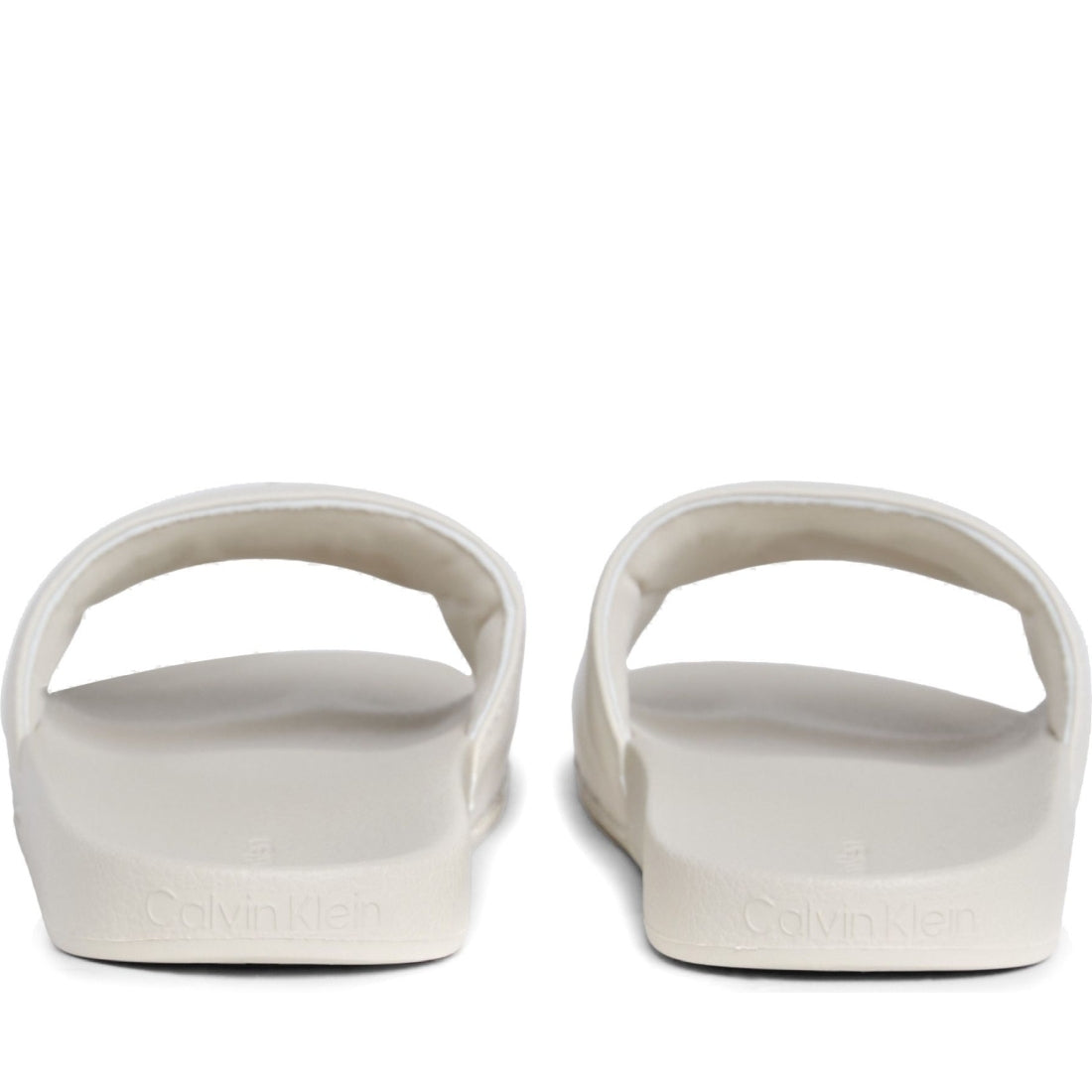 Calvin Klein womens stony beige pool slide relock | Vilbury London