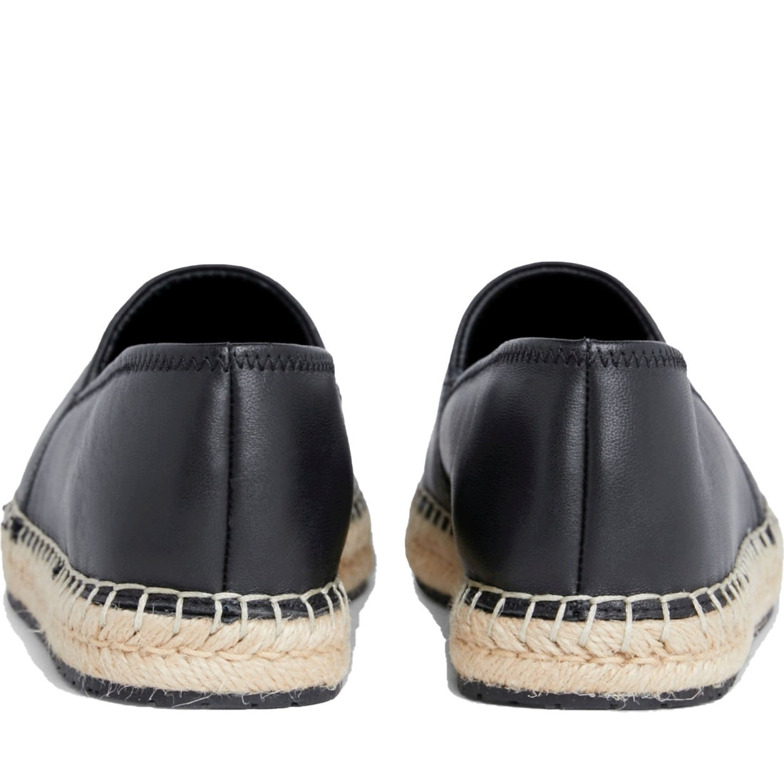 Calvin Klein womens black espadrille re-lock | Vilbury London