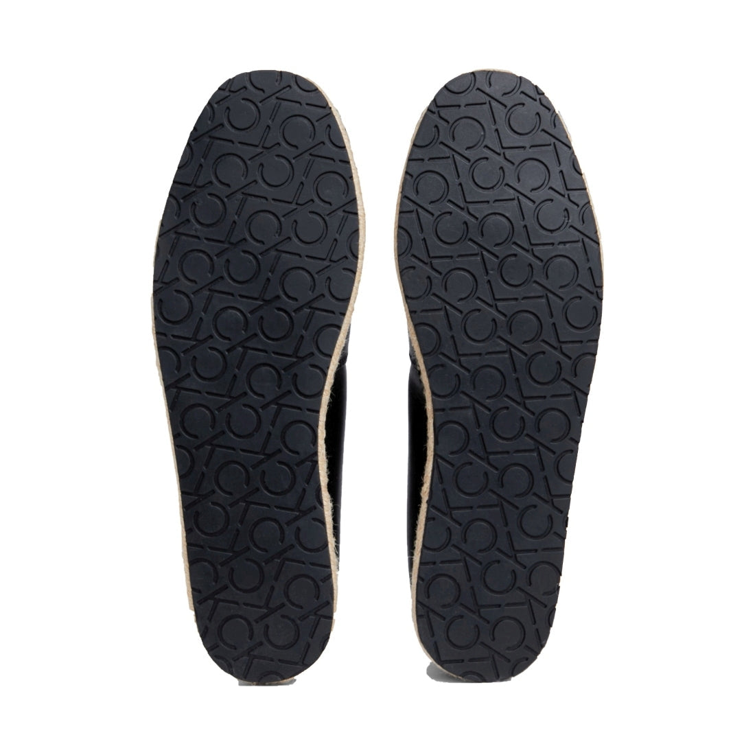 Calvin Klein womens black espadrille re-lock | Vilbury London