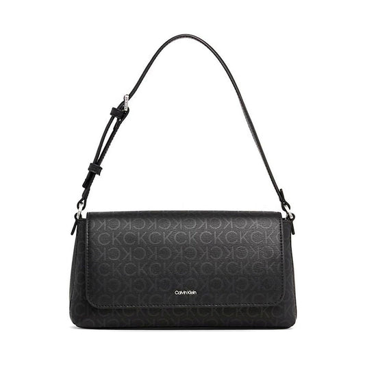 must shoulder bag black mono