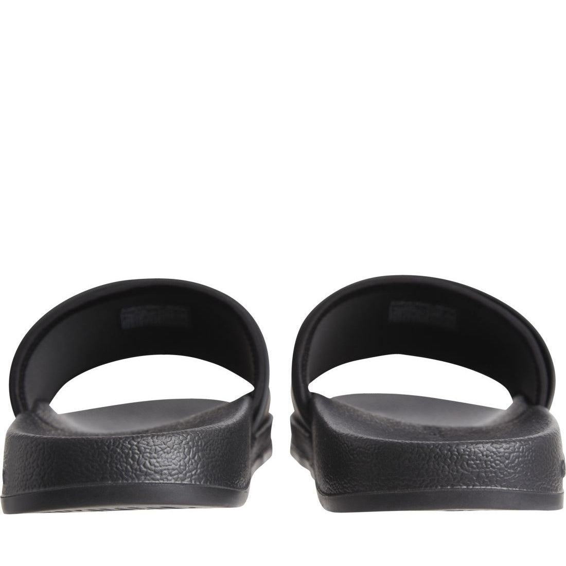 Calvin Klein Jeans mens black slide monogram | Vilbury London