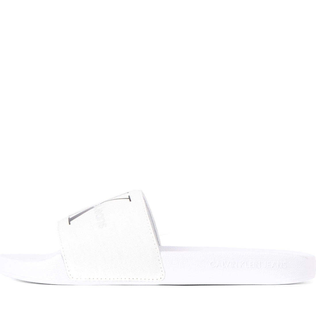 slide monogram bright white black