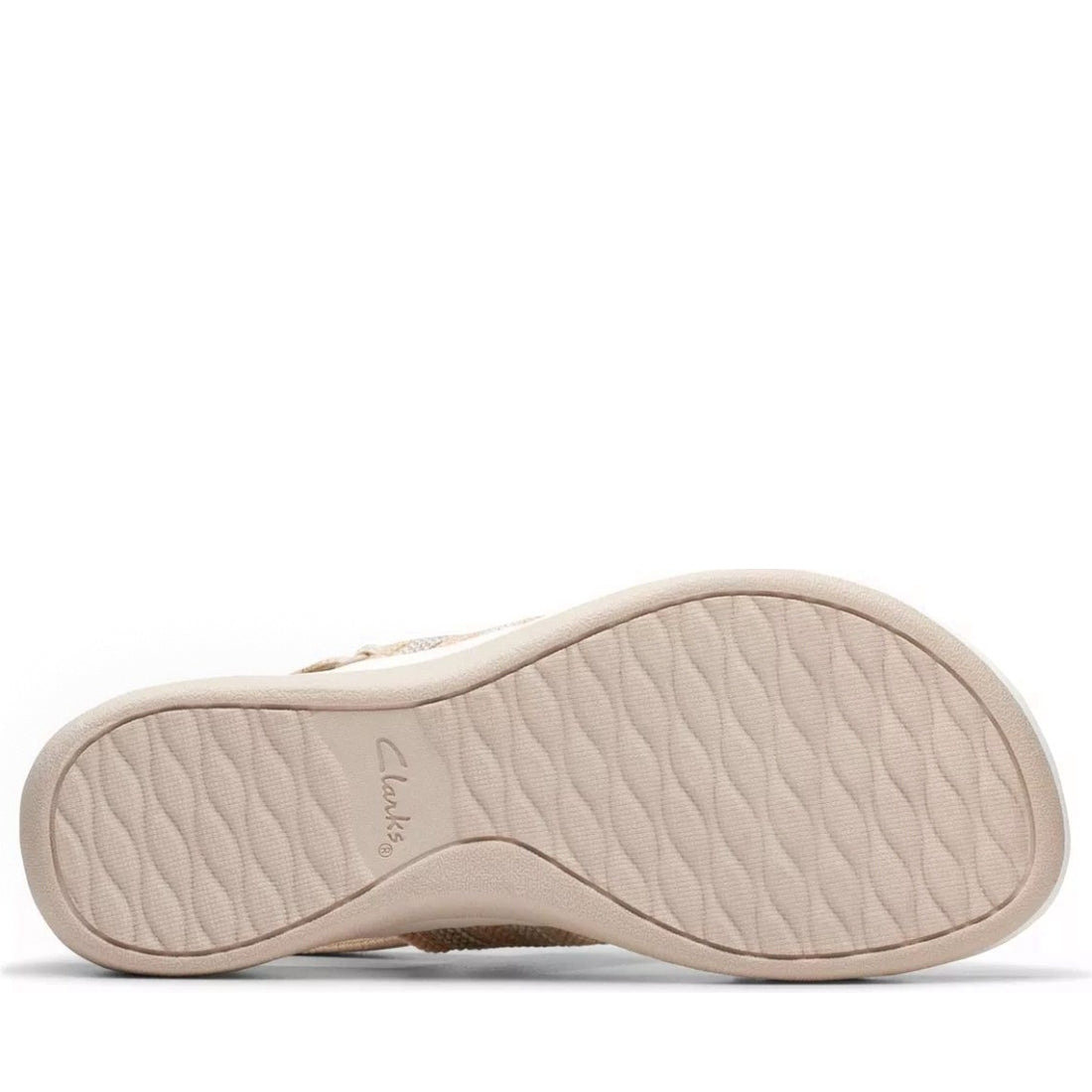 Clarks womens 1213 beige combi arla stroll sandals | Vilbury London