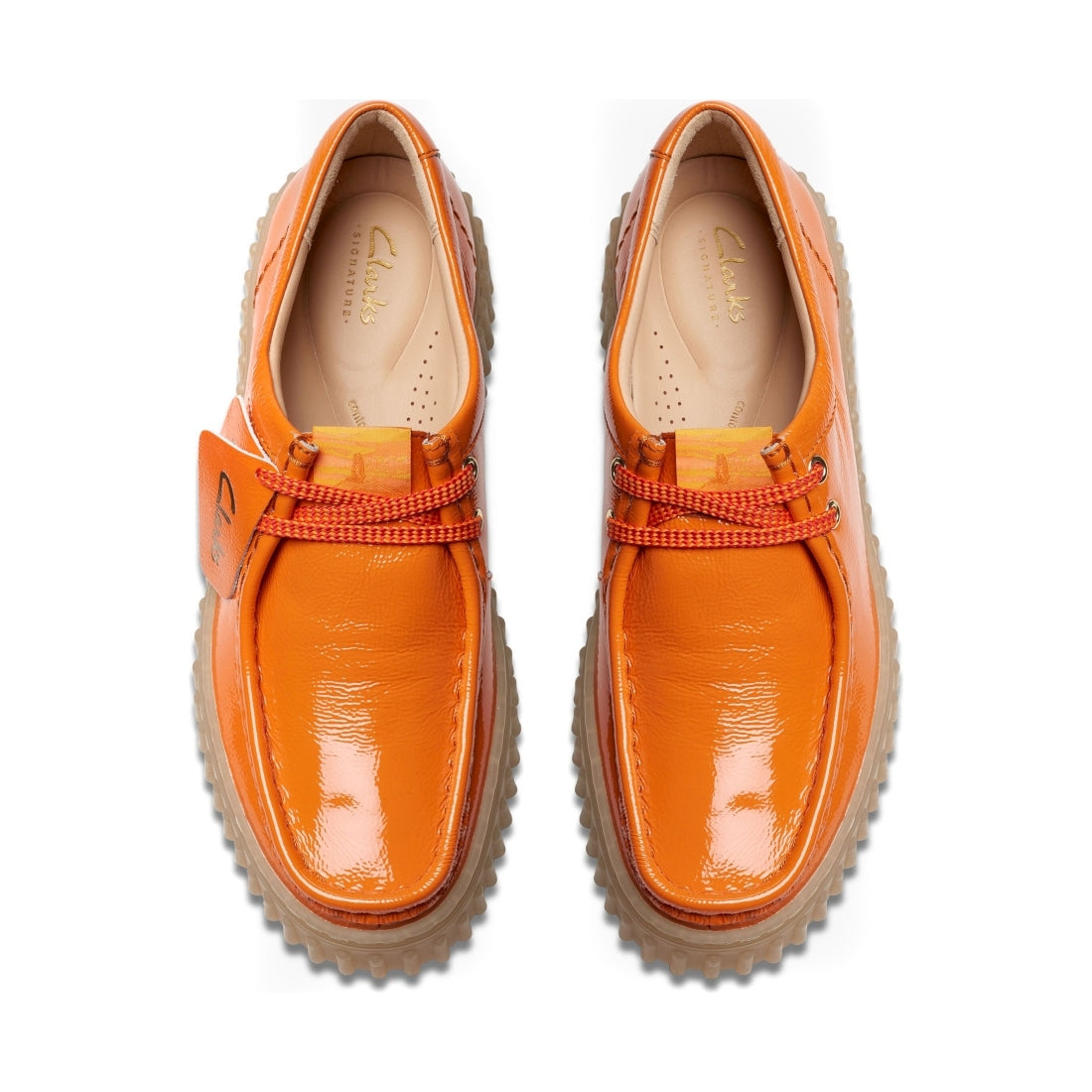 torhill bee leisure trainers 5260 orange patent