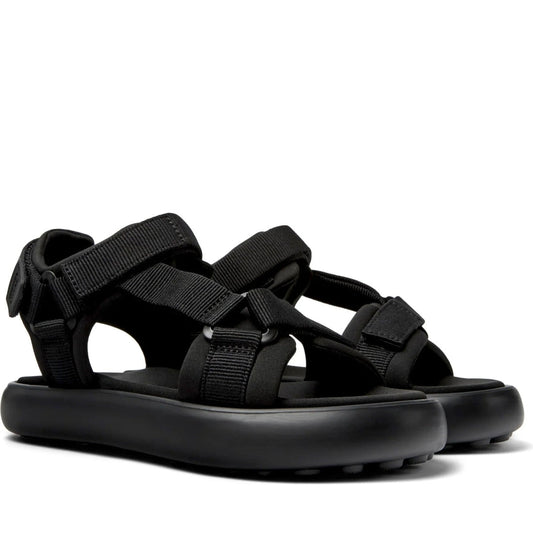 Camper mens black lasted sandals | Vilbury London