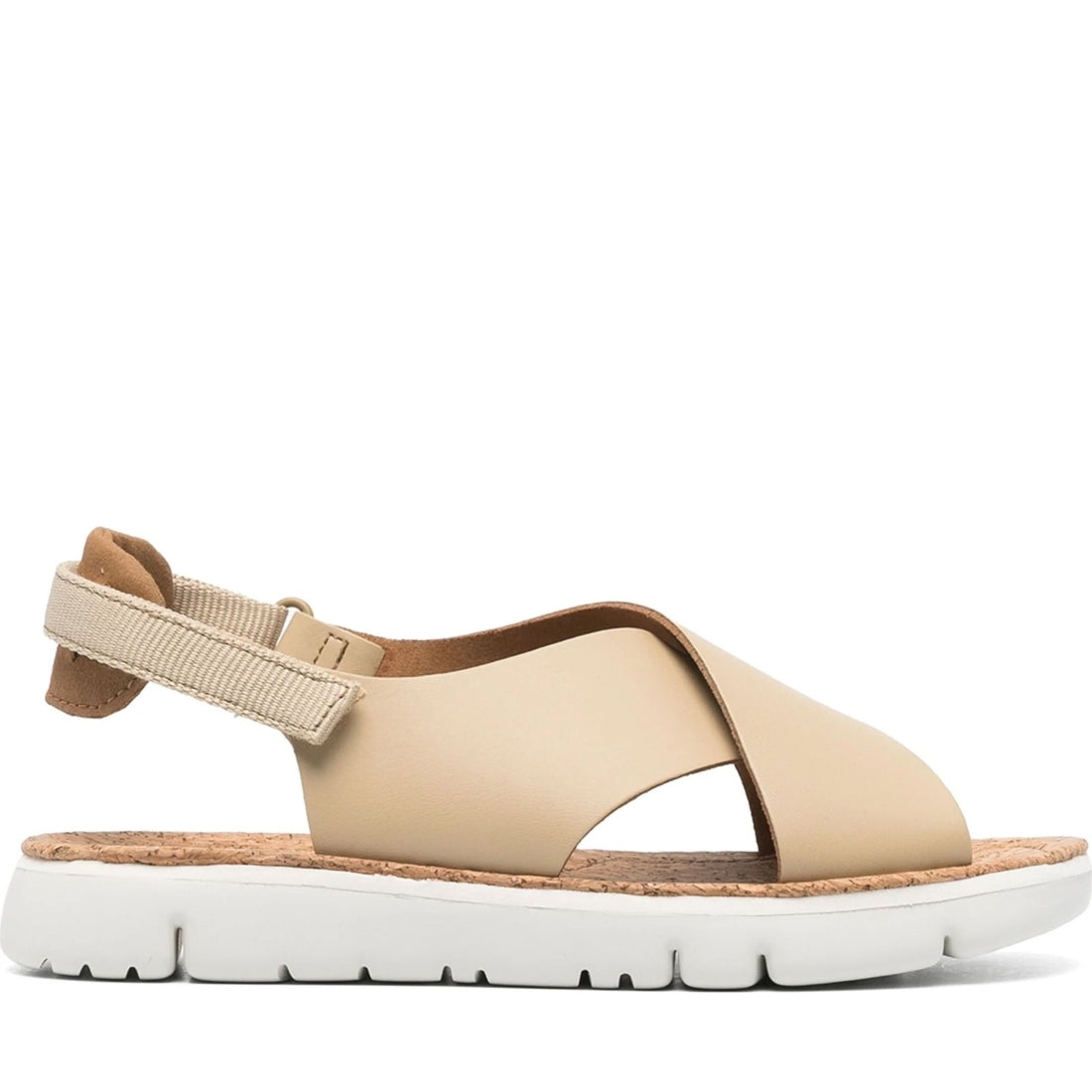 Camper womens medium beige lasted sandals | Vilbury London