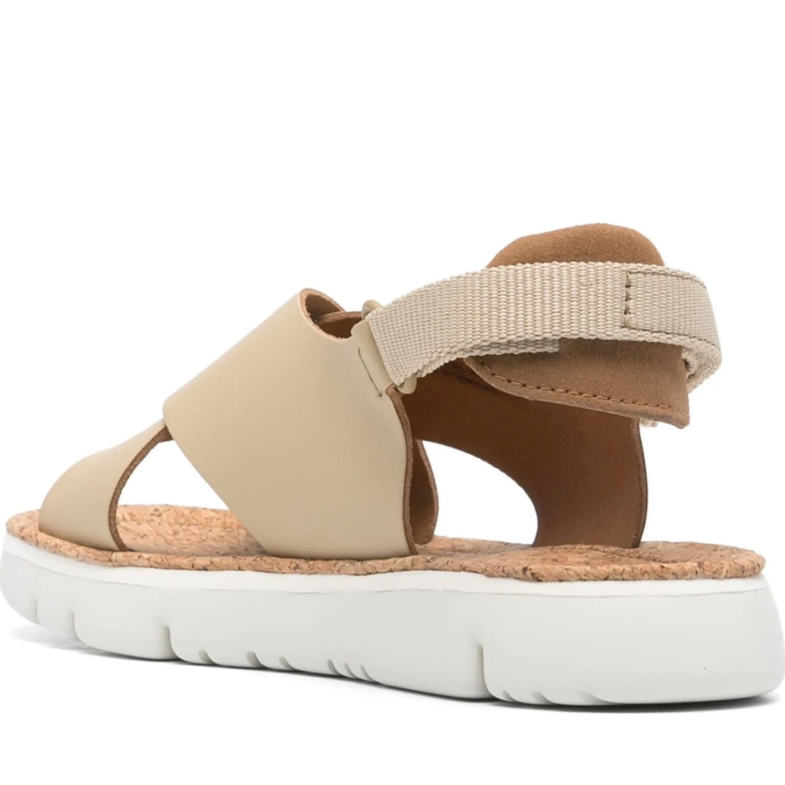 Camper womens medium beige lasted sandals | Vilbury London