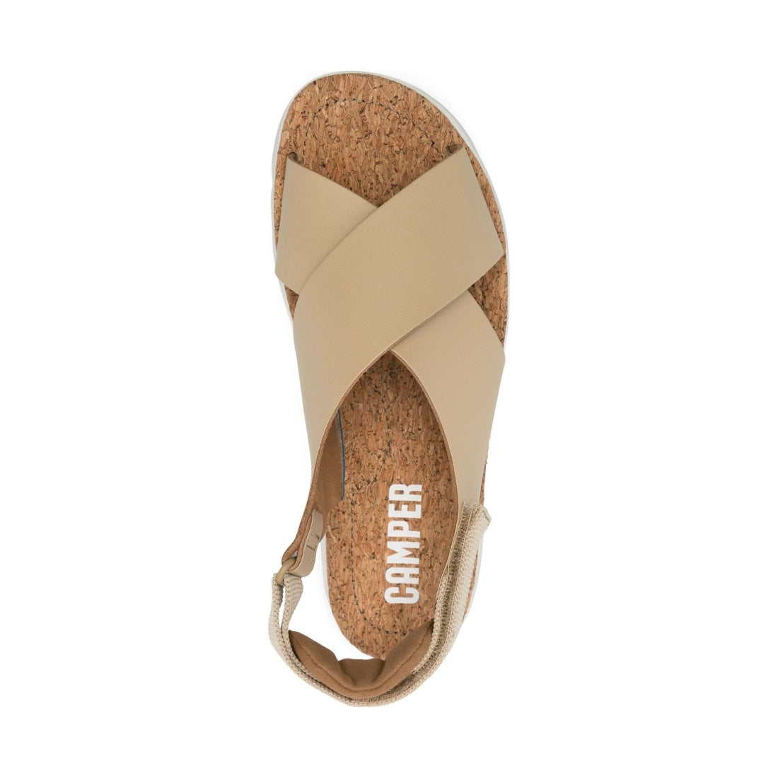 Camper womens medium beige lasted sandals | Vilbury London