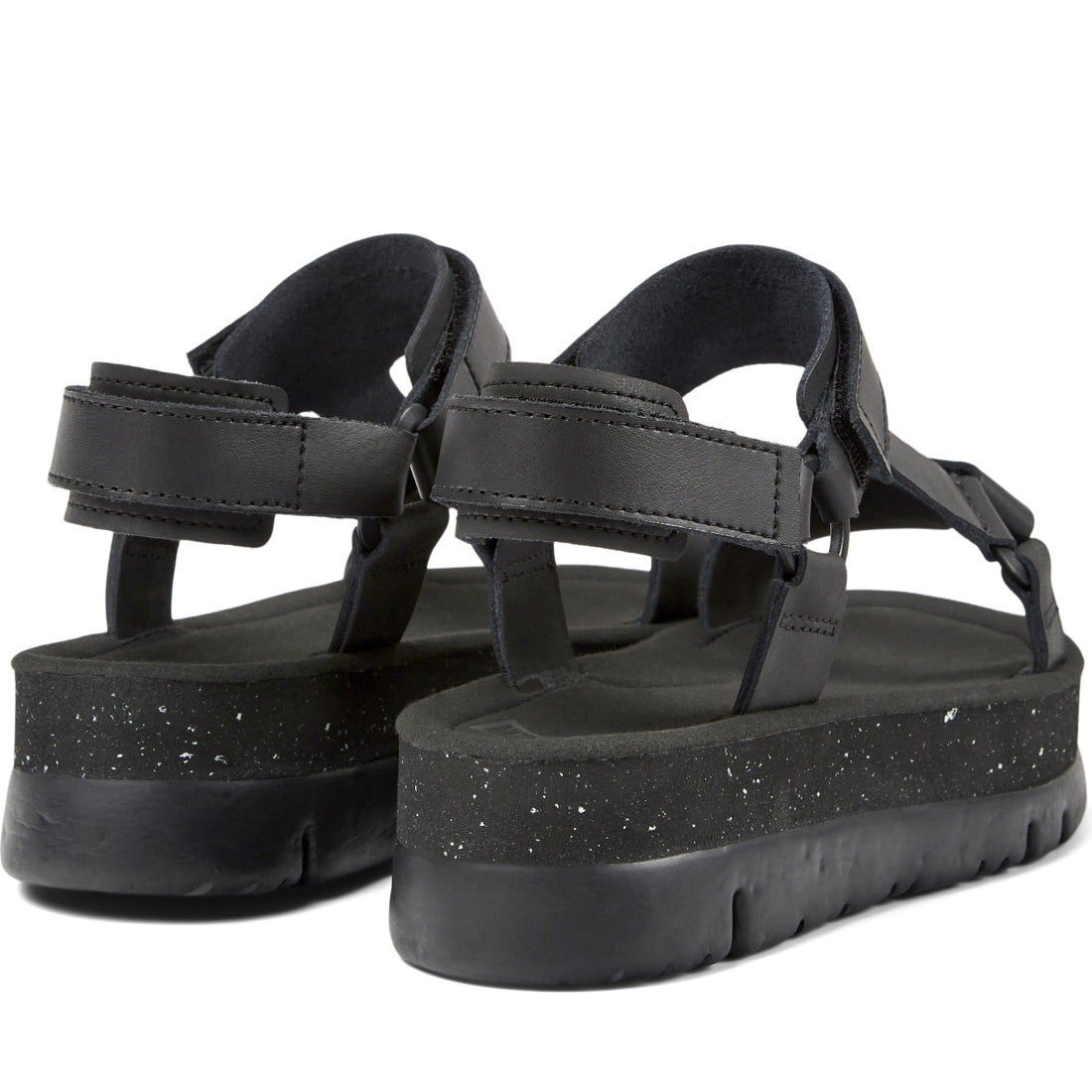 Camper womens black lasted sandals | Vilbury London