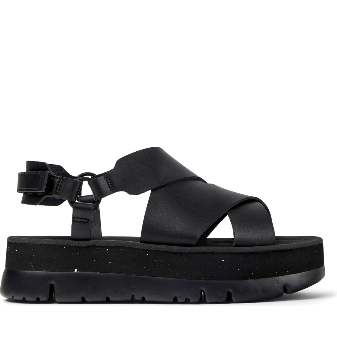 Camper womens black lasted sandals | Vilbury London