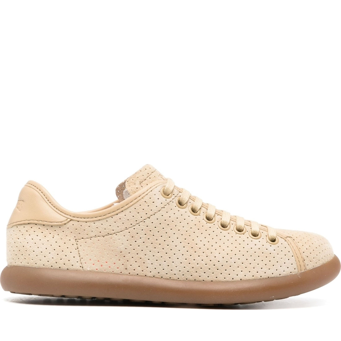 Camper womens medium beige strobel leisure trainers | Vilbury London