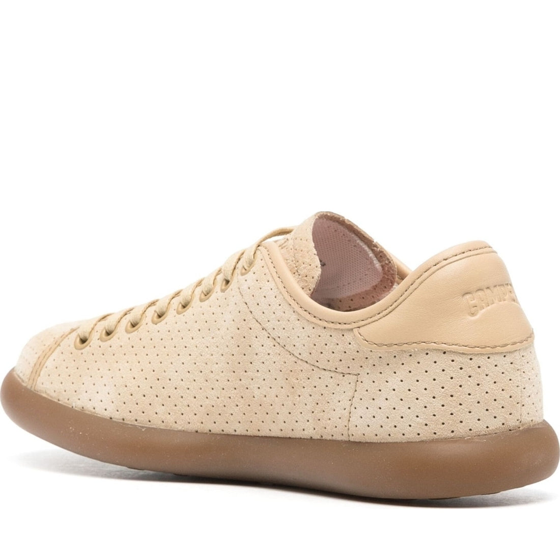 Camper womens medium beige strobel leisure trainers | Vilbury London