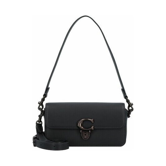 leather studio baguette bag