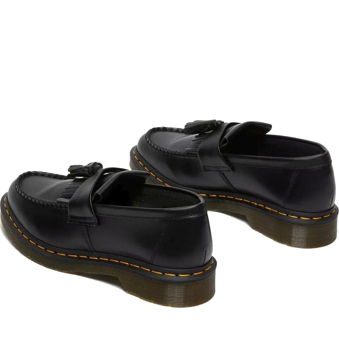 Dr. Martens womens black adrian smooth loafers | Vilbury London