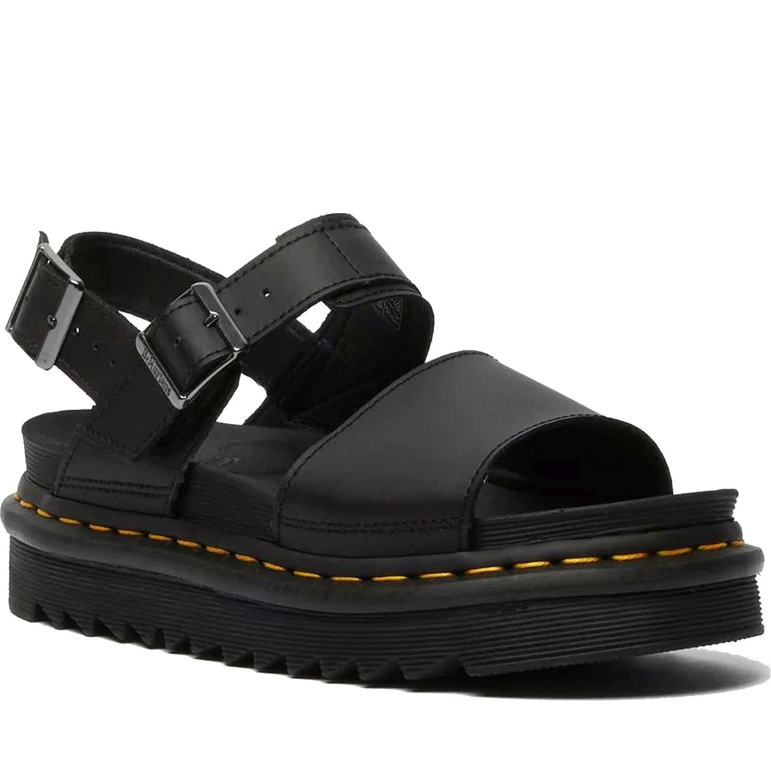 Dr. Martens womens black voss hydro sandals | Vilbury London