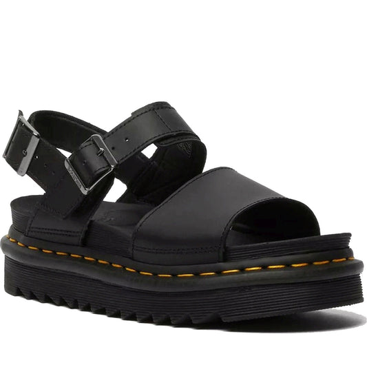 Dr. Martens womens black voss hydro sandals | Vilbury London