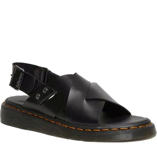 Dr. Martens unisex adults black zane brando sandals | Vilbury London