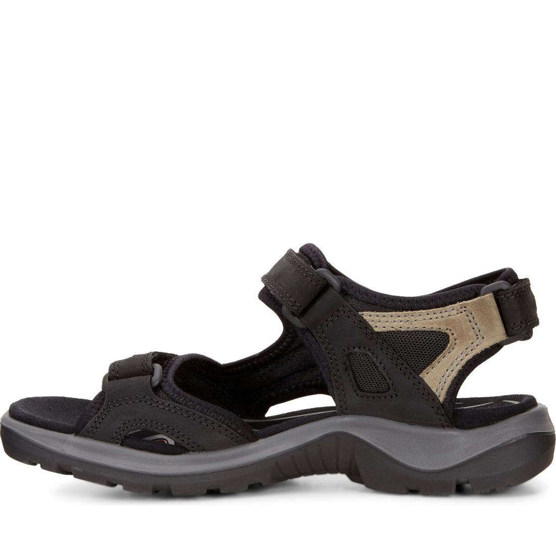 ECCO womens black offroad sandals | Vilbury London