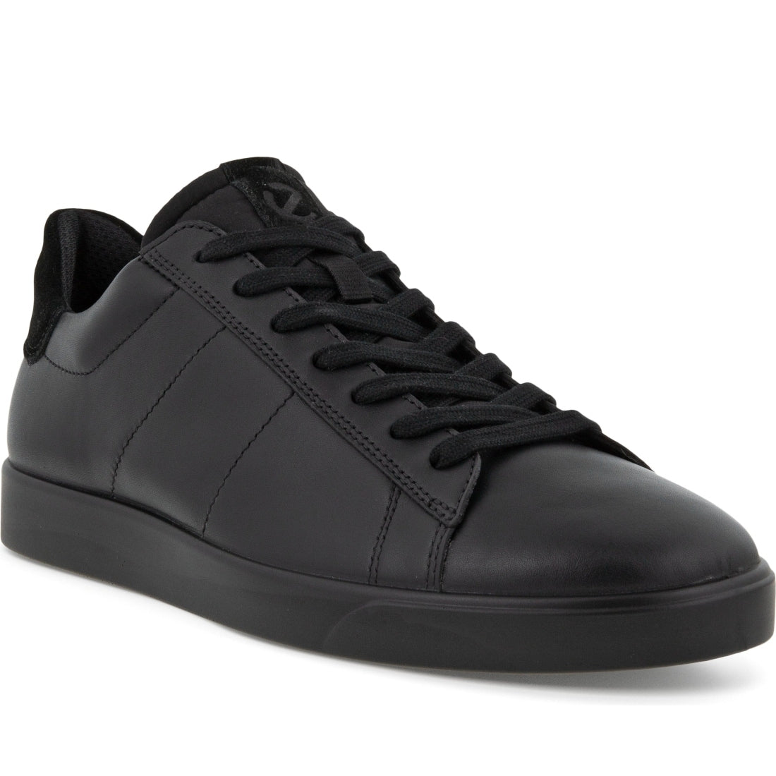 ECCO mens black street lite leisure trainers | Vilbury London