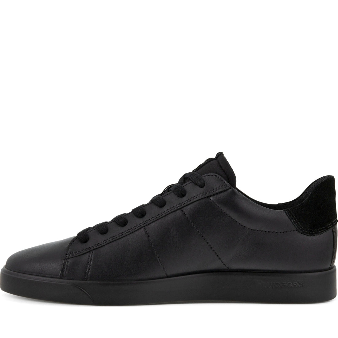 ECCO mens black street lite leisure trainers | Vilbury London