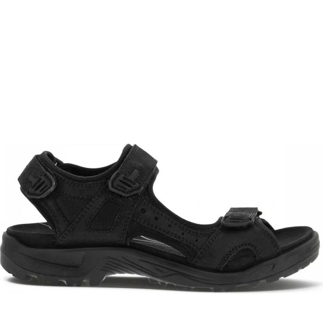 ECCO mens black offroad sandals | Vilbury London