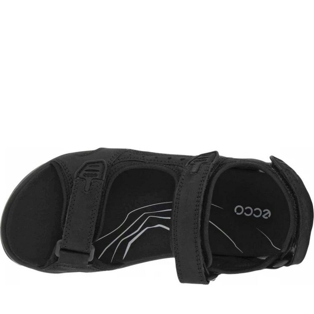 ECCO mens black offroad sandals | Vilbury London