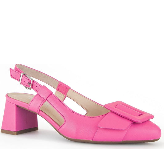 Gabor womens pink elegant part-open sandals | Vilbury London