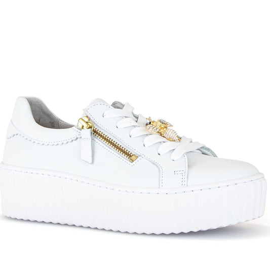 leisure trainers white