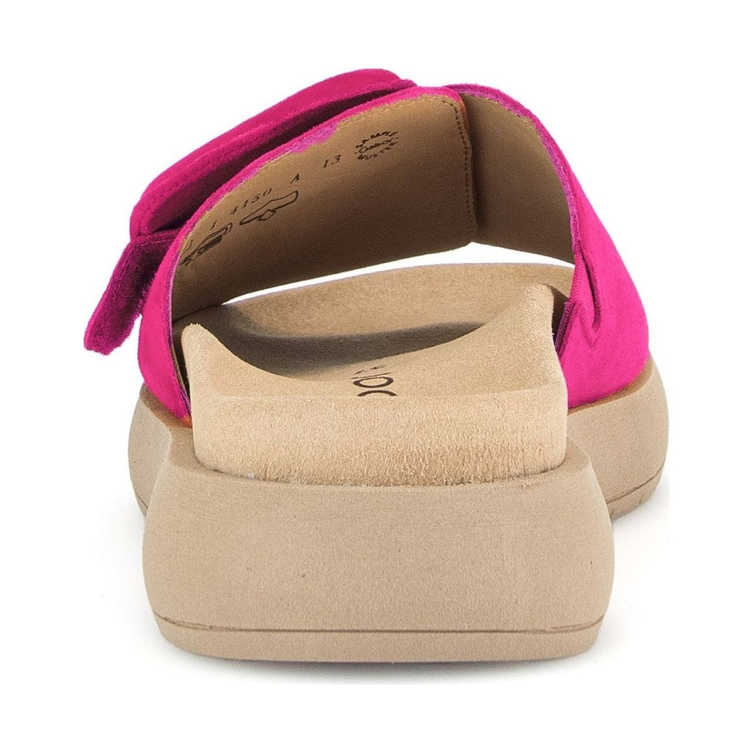 Gabor womens pink casual open slippers | Vilbury London