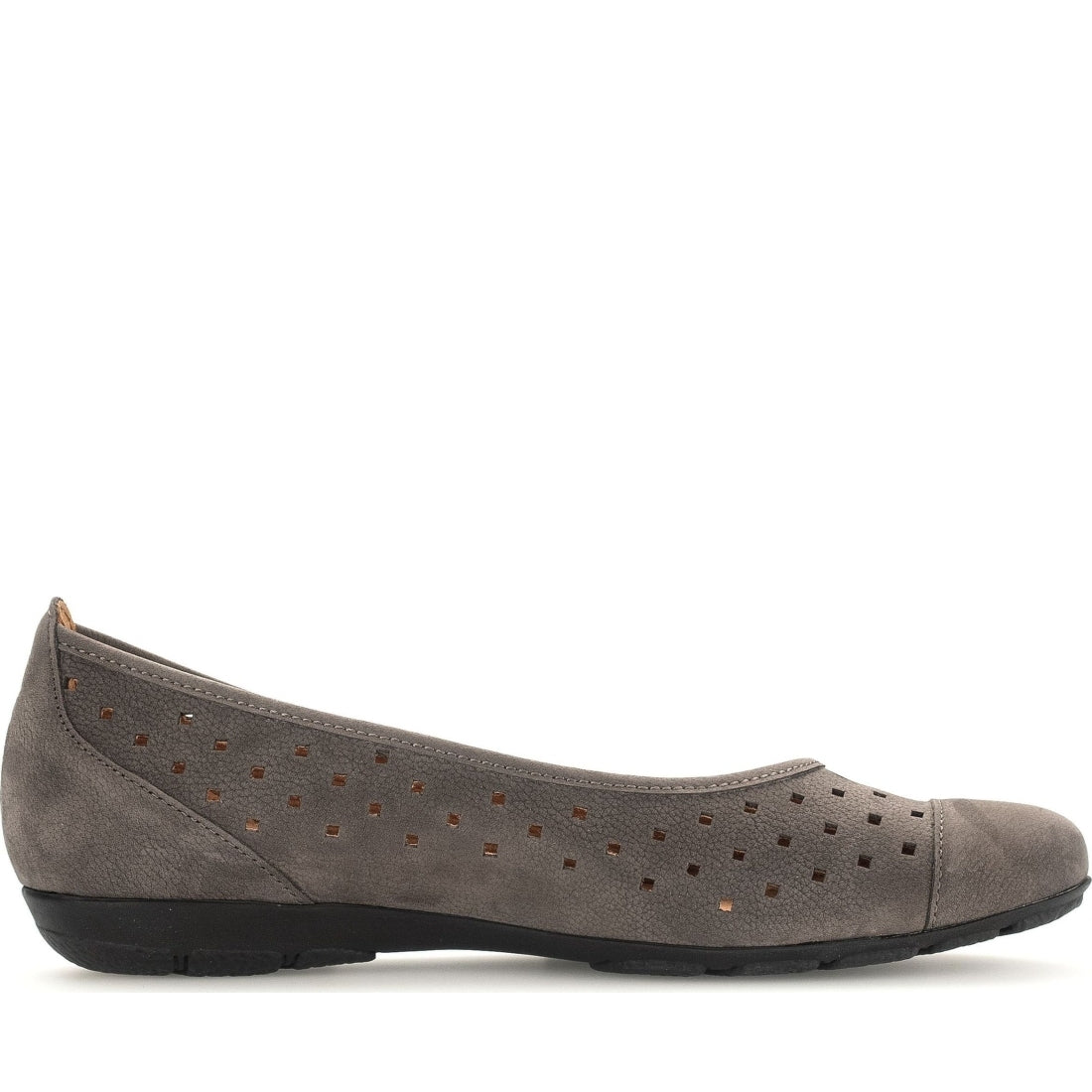 Gabor womens beige casual closed ballerinas | Vilbury London