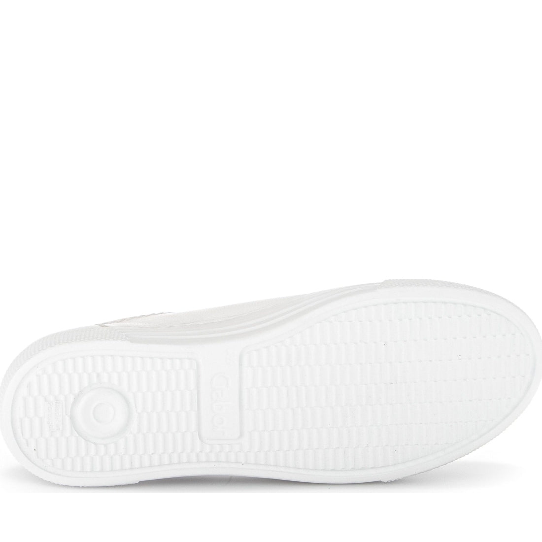 Gabor womens white leisure trainers | Vilbury London