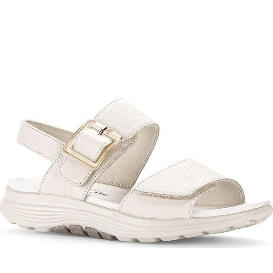 Gabor womens nude casual open sandals | Vilbury London