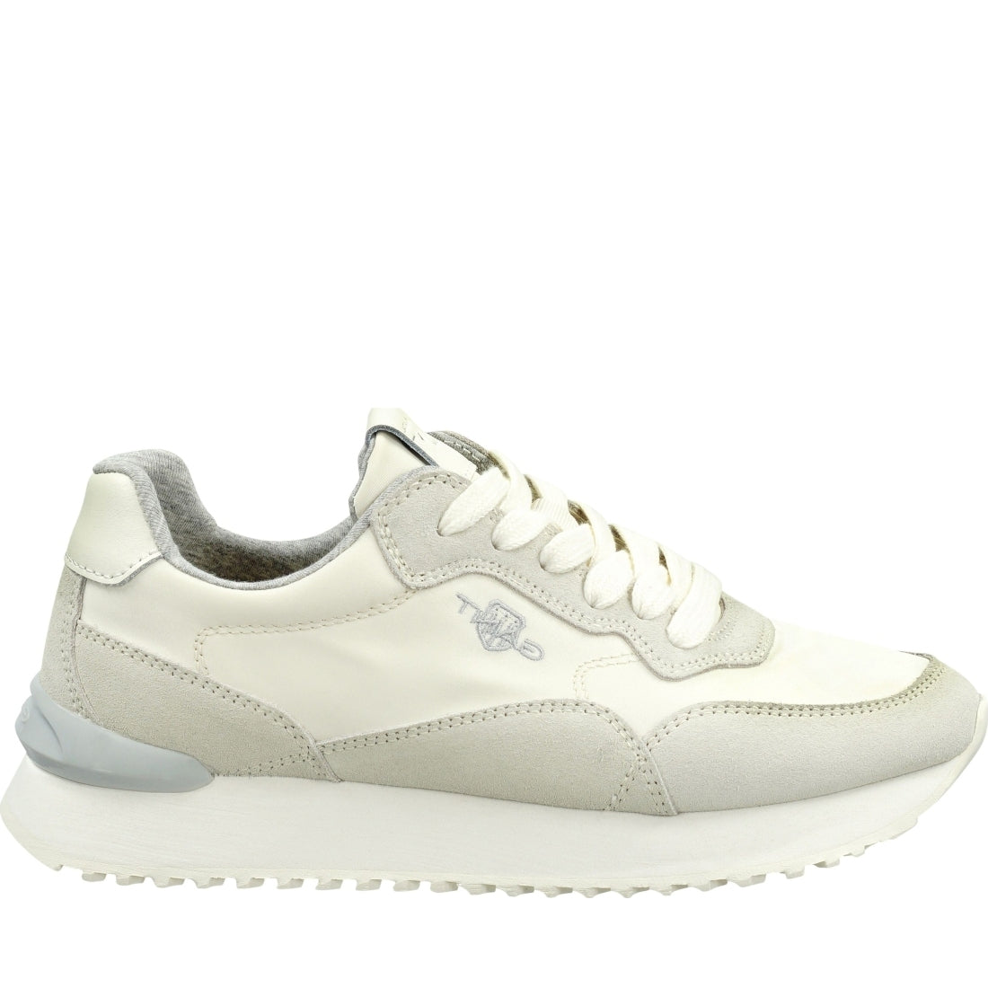 Gant womens g20 off white bevinda leisure trainers | Vilbury London