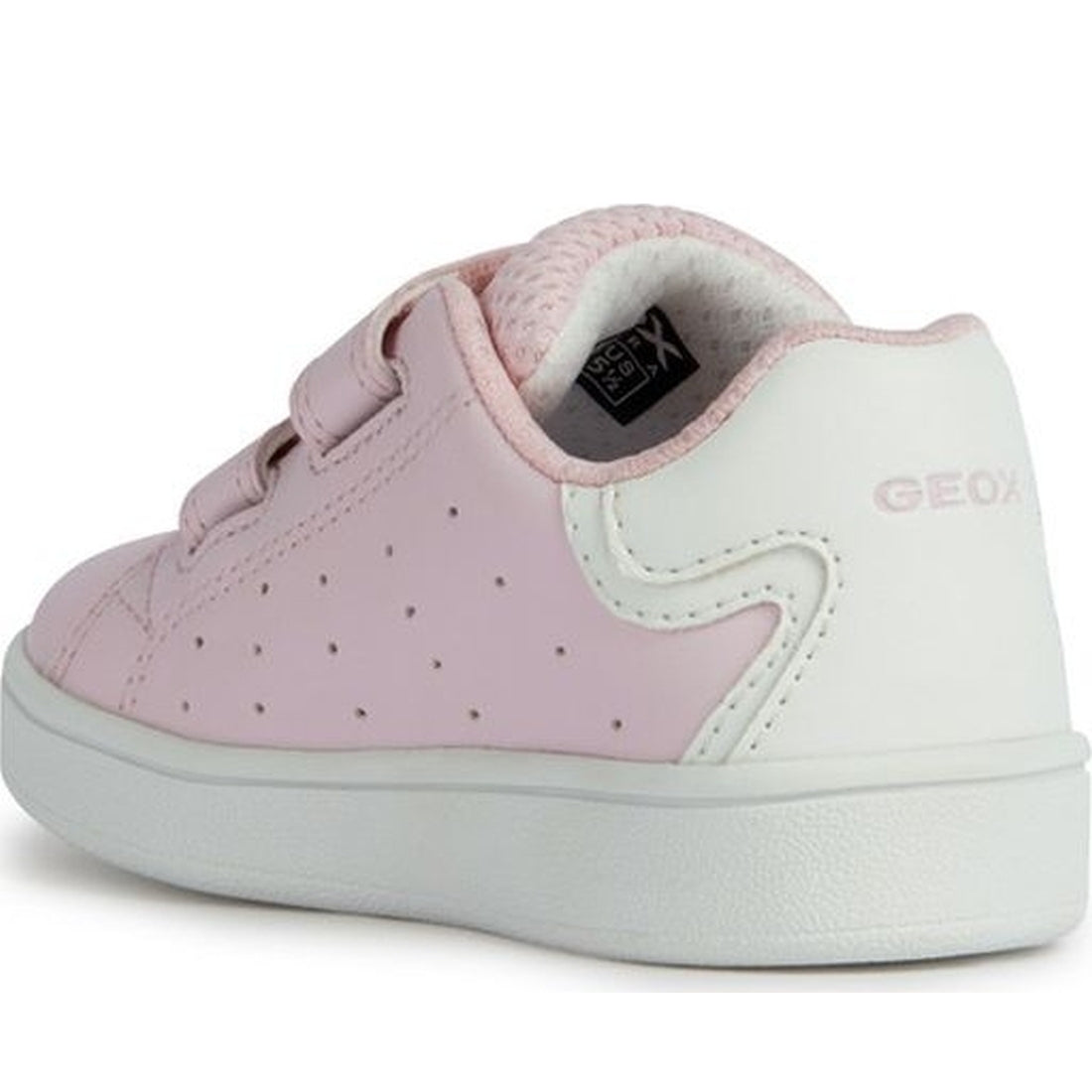 Geox girls lt pink, white eclyper sneakers | Vilbury London