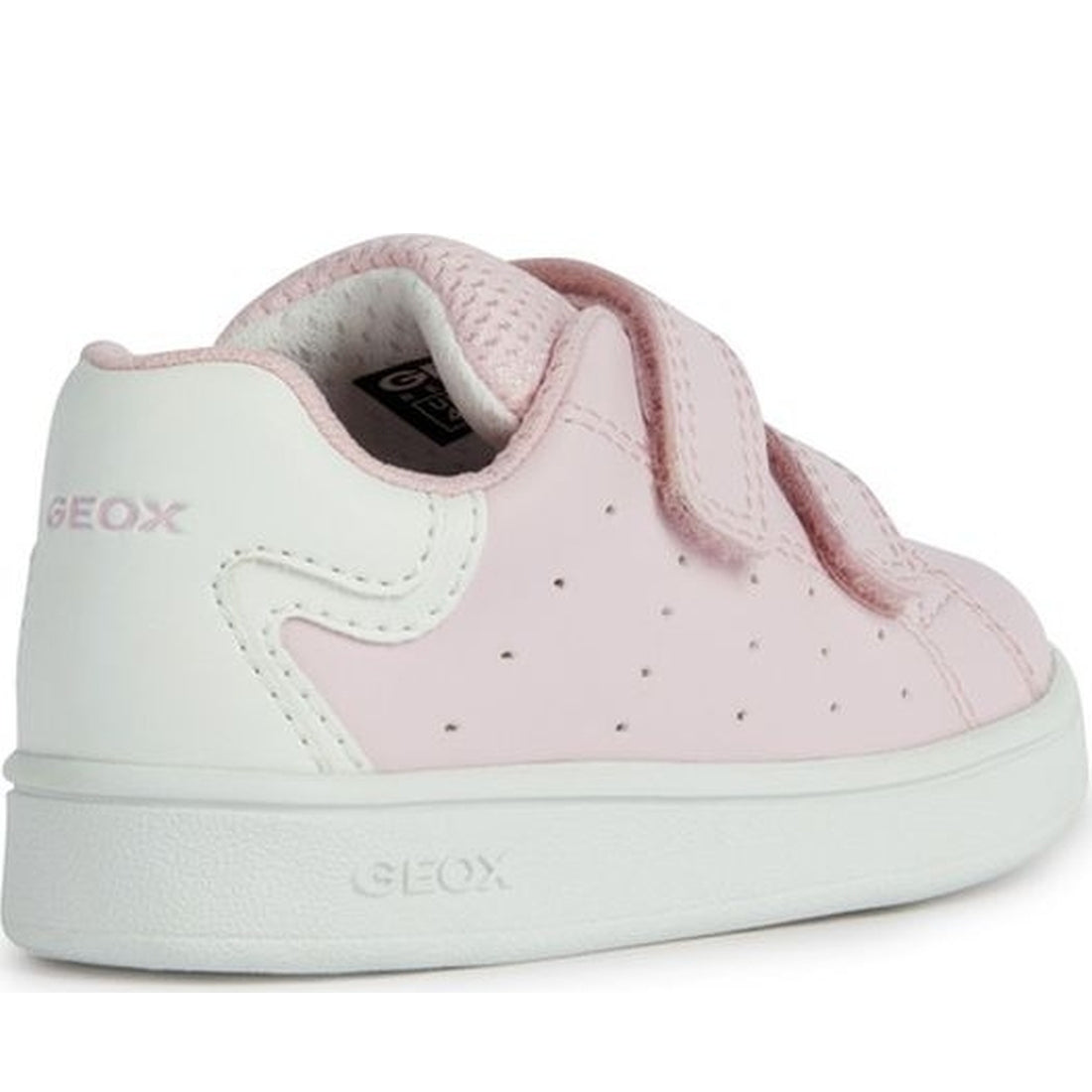 Geox girls lt pink, white eclyper sneakers | Vilbury London