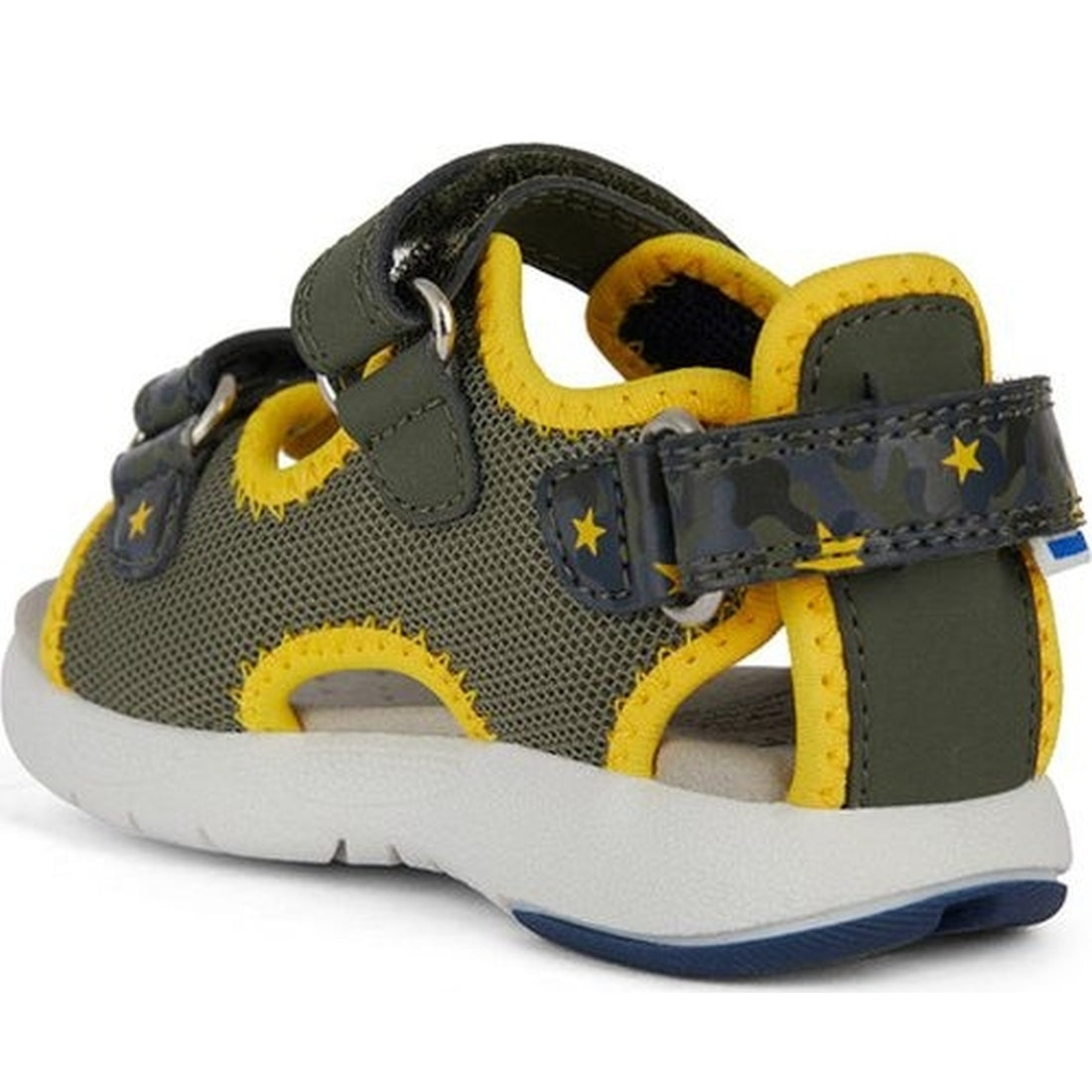 Geox boys military, yellow sandal multy | Vilbury London