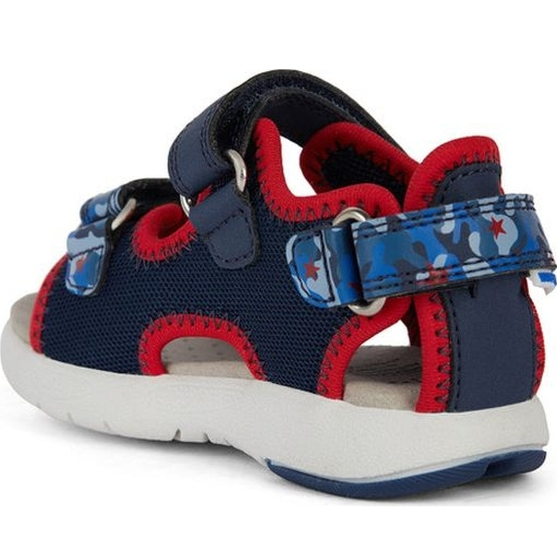 Geox boys navy, red sandal multy | Vilbury London