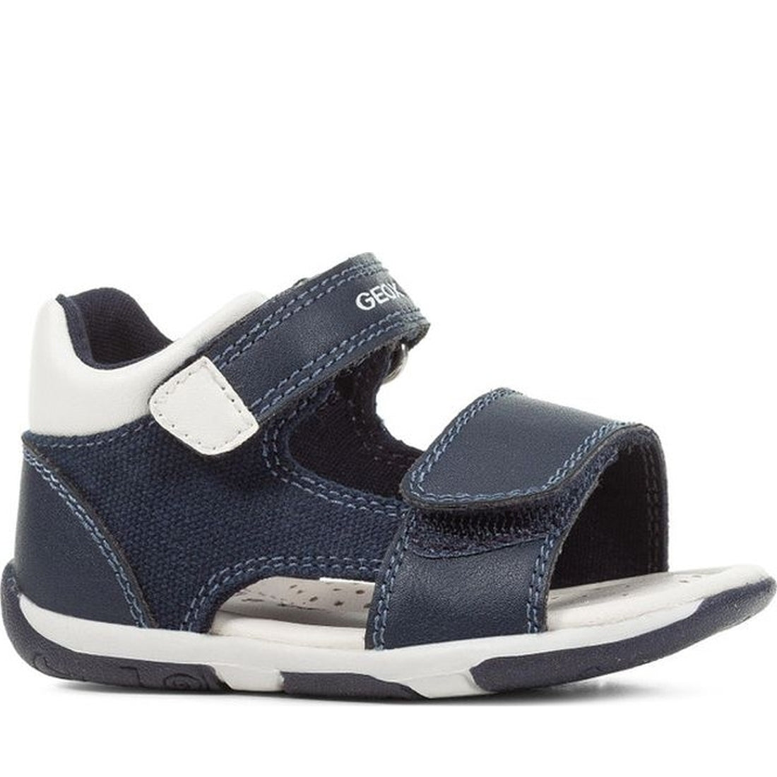 Geox boys navy, white sandal tapuz | Vilbury London