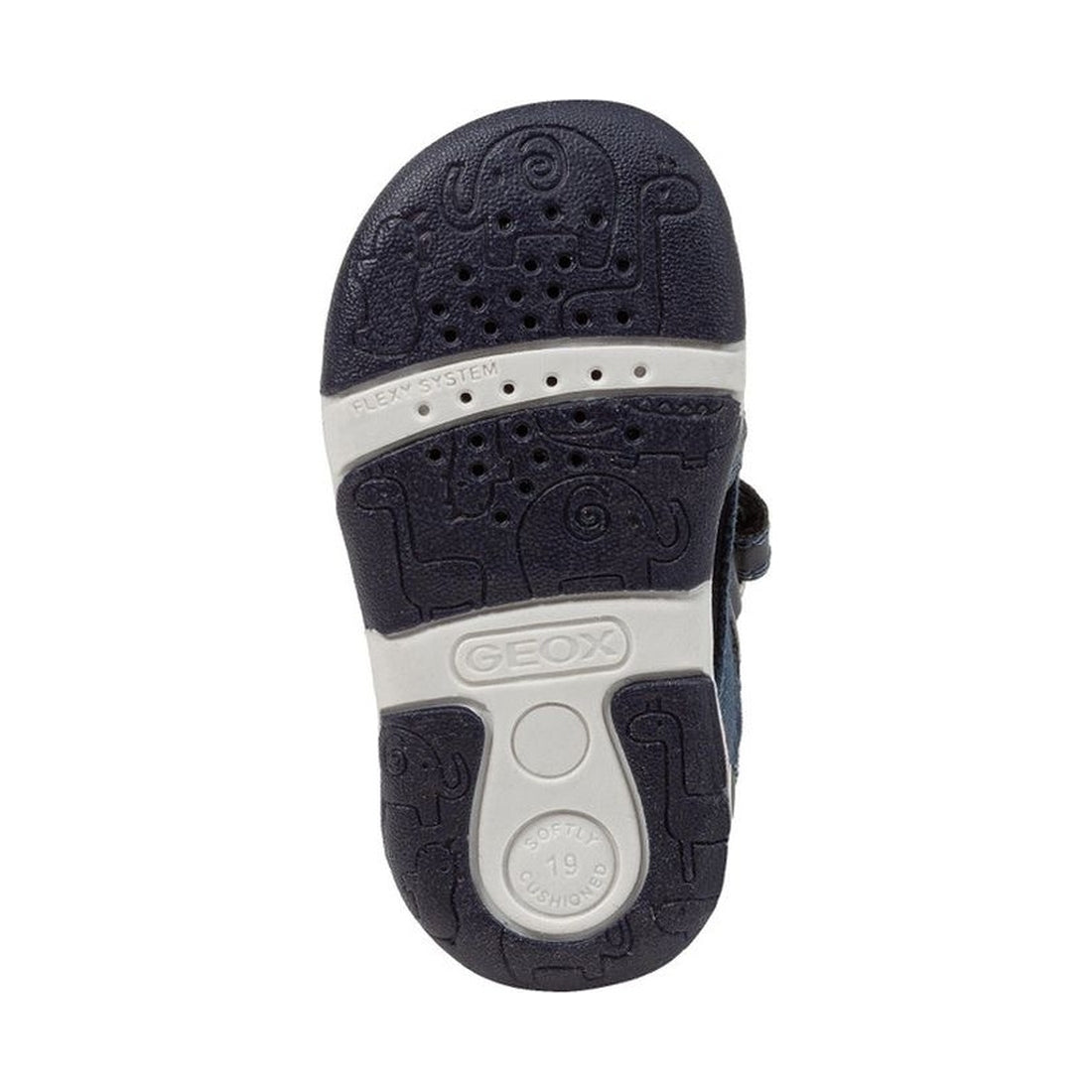 Geox boys navy, white sandal tapuz | Vilbury London