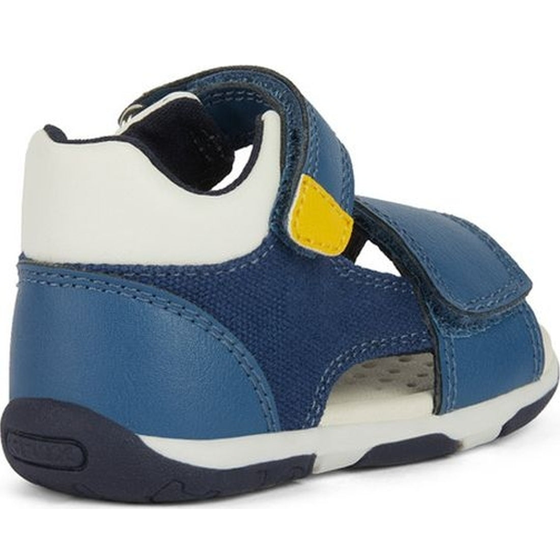 Geox boys avio, dk yellow sandal tapuz | Vilbury London