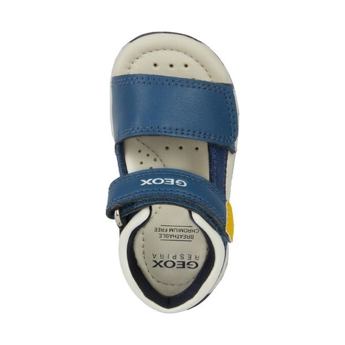 Geox boys avio, dk yellow sandal tapuz | Vilbury London