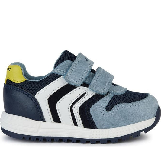 Geox boys lt sky, navy alben sneakers | Vilbury London