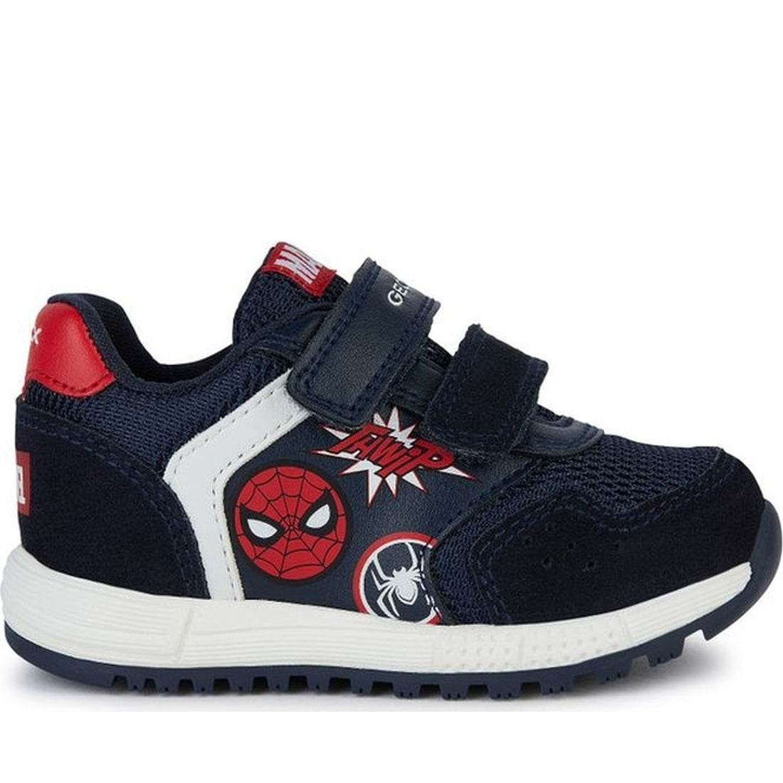 Geox boys navy, red alben sneakers | Vilbury London