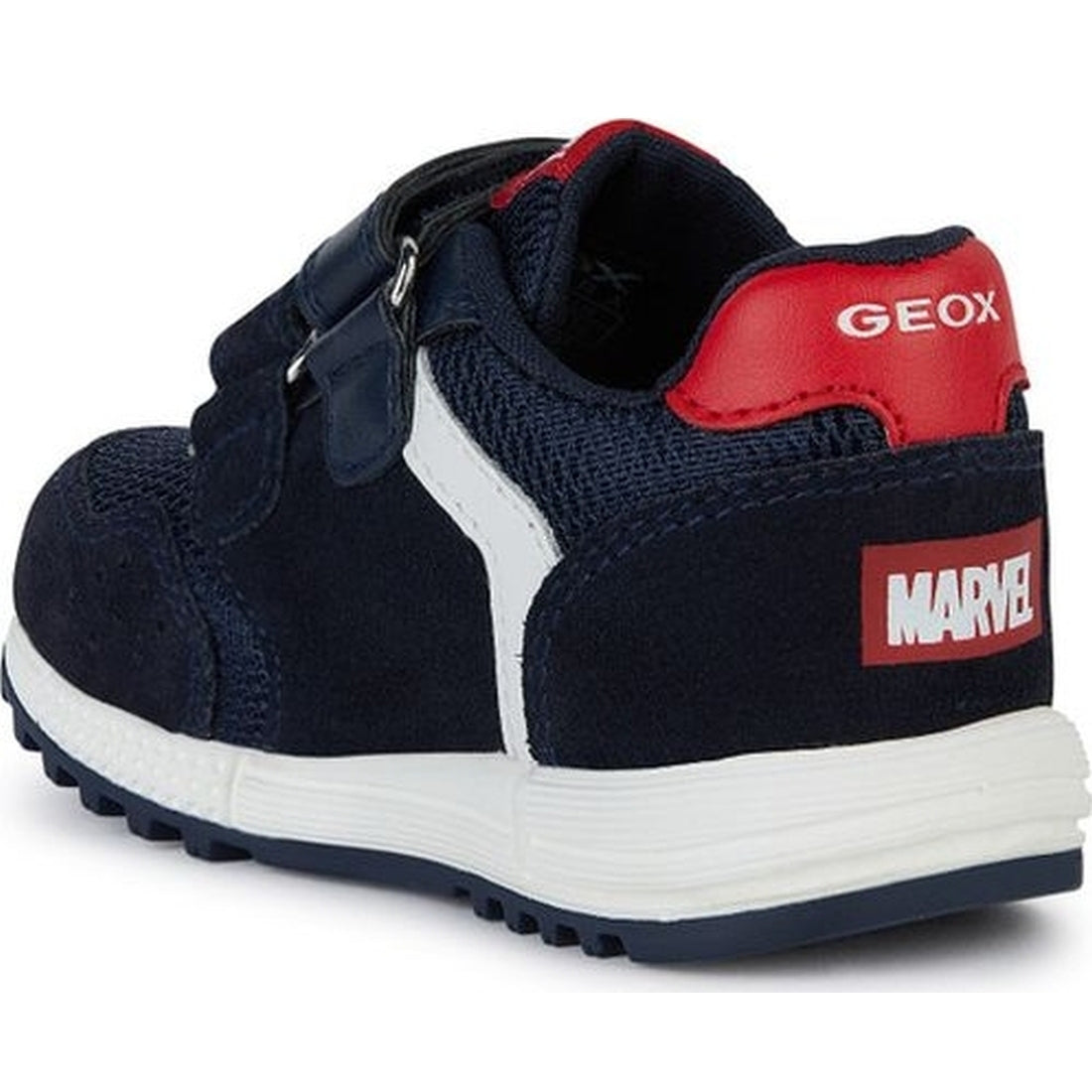 Geox boys navy, red alben sneakers | Vilbury London