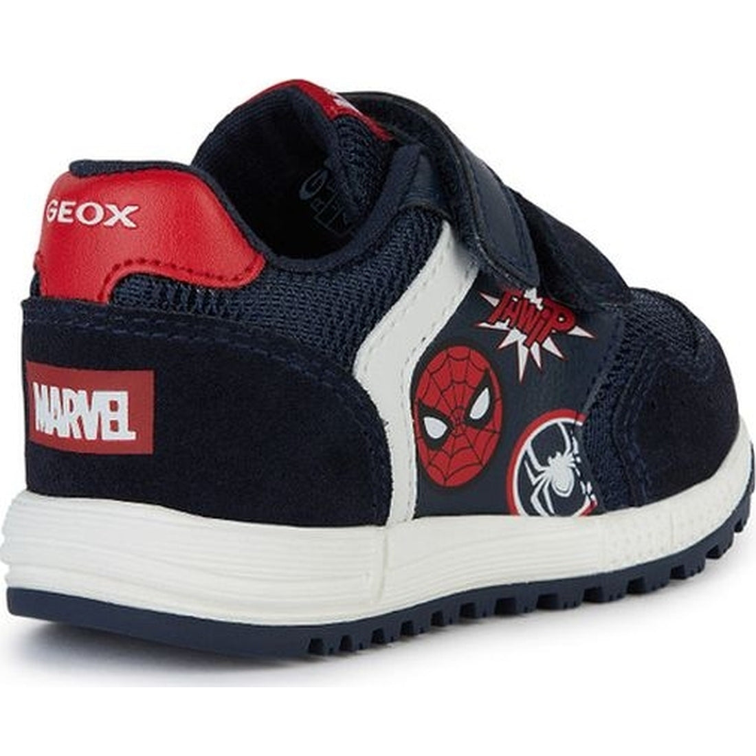 Geox boys navy, red alben sneakers | Vilbury London